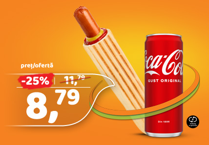 MOTZ Crenvurști + Coca Cola 0.33 L
